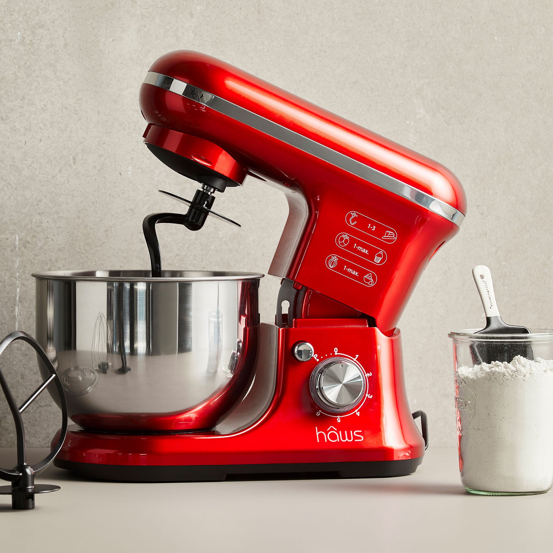 Livø Küchenmaschine 5 L röt